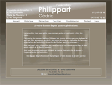 Tablet Screenshot of lesfuneraillesphilippart.be